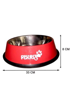 Fekrix Colored Print Dog Bowl Ex. Large 2750ml
